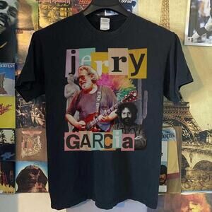 Jerry Garcia - Unisex Black T-Shirt